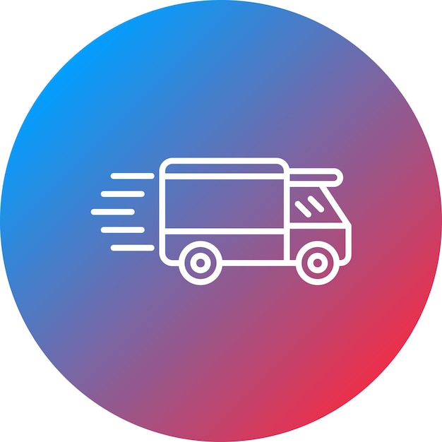 Fast Delivery icon vector image Can be used for Logistics