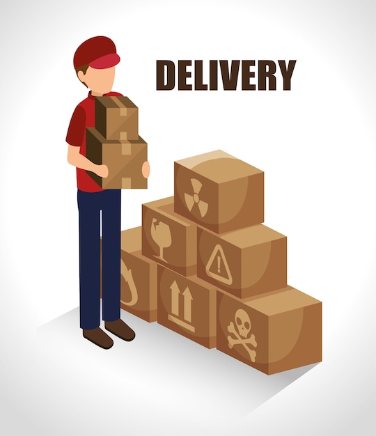 Fast delivery service icon