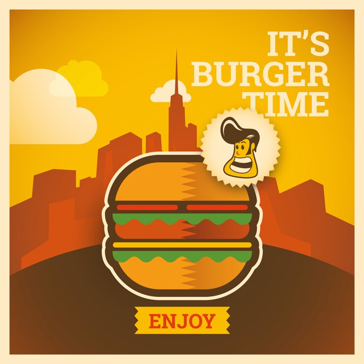 Premium Vector | Fast food background