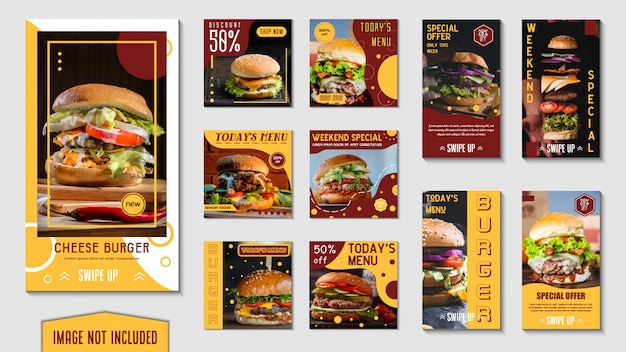 Fast food banner