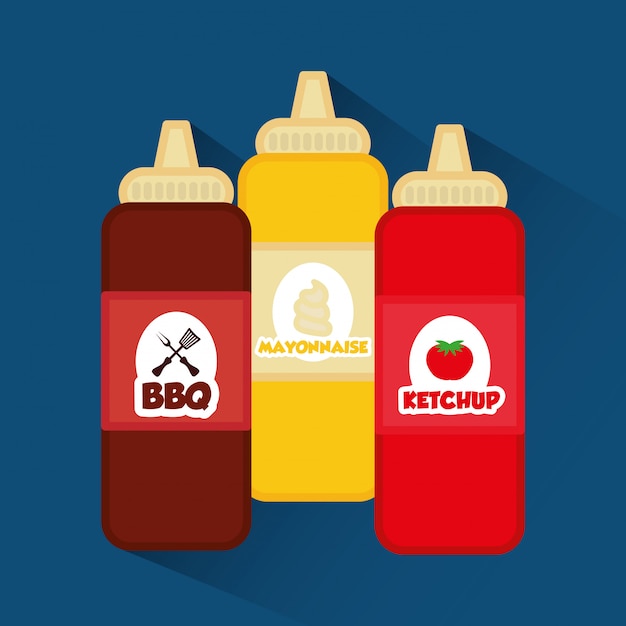 Fast food icon design