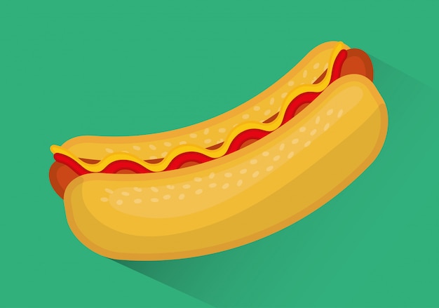 Fast food icon design