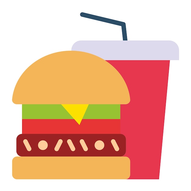 Fast Food Icon Style