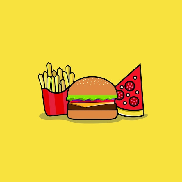 Vector fast food icon