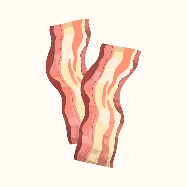 ファーストフードのイラストフレームの背景