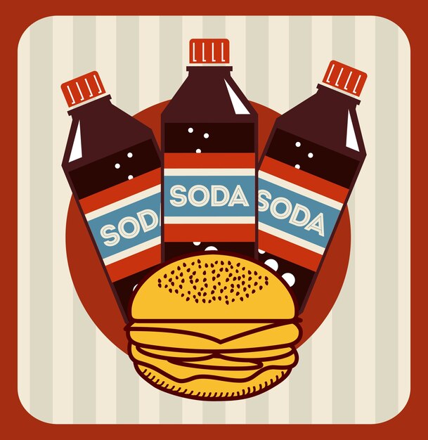 Fast food and soda design