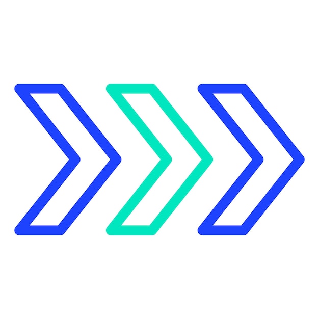 Fast Forward Vector Icon Design Illustratie