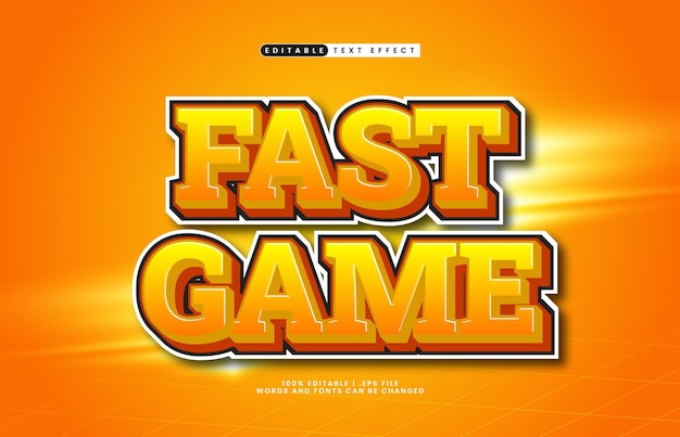 編集可能なテキストエフェクト ボールキックとゲームテーマ