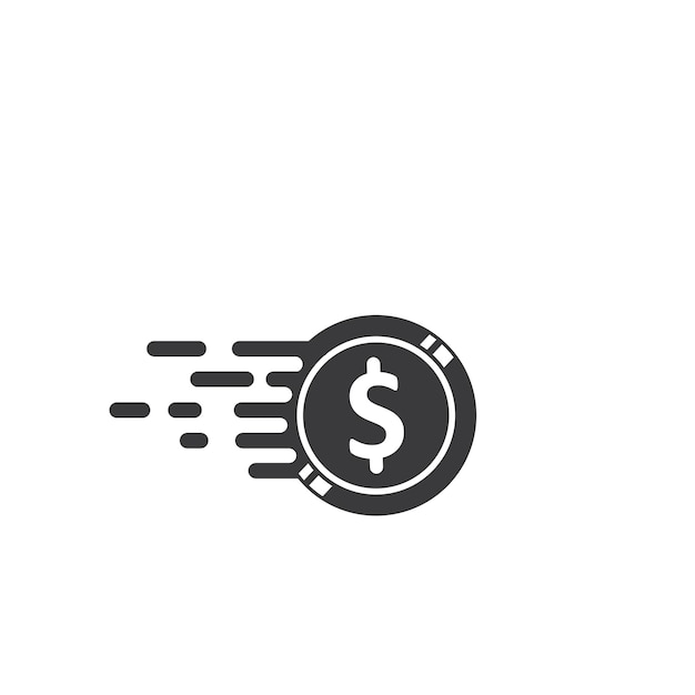 Fast money  icon vector illustration design