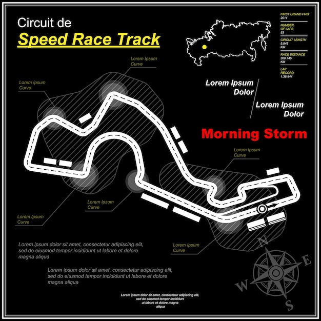 Fast pursuit circuit black