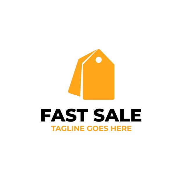 Fast Sale Logo Design Concept Vector Illustration Symbol Icon