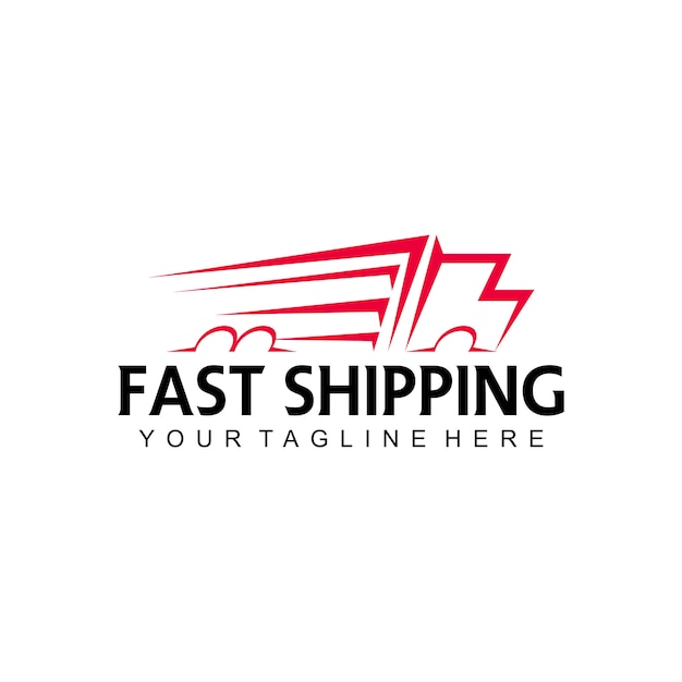 Vector fast shipping logo