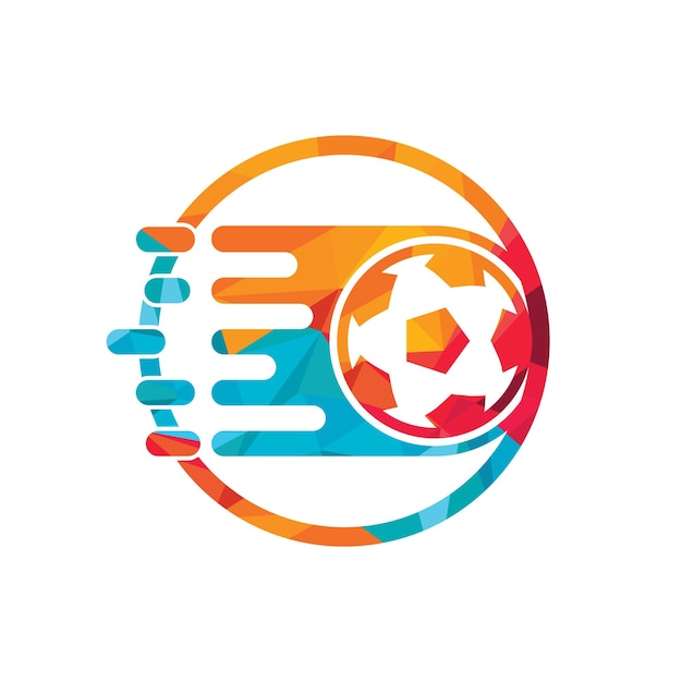 Fast Soccer vector logo design