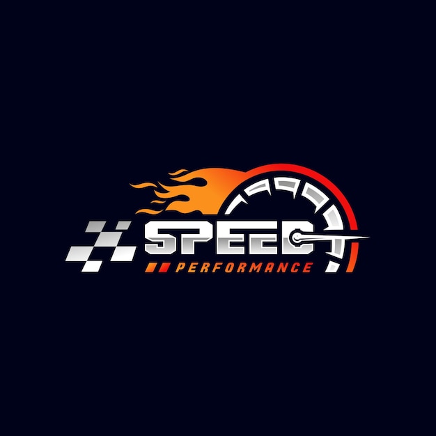 Fast and speed vector logo template