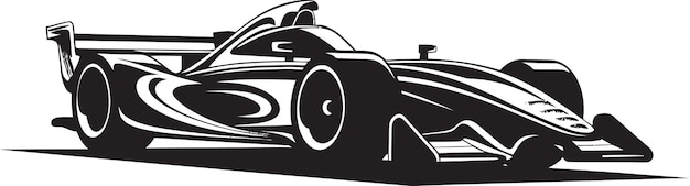 Fast Track Icon Racing Car Image Precision Drive Motor Car Vector Icon