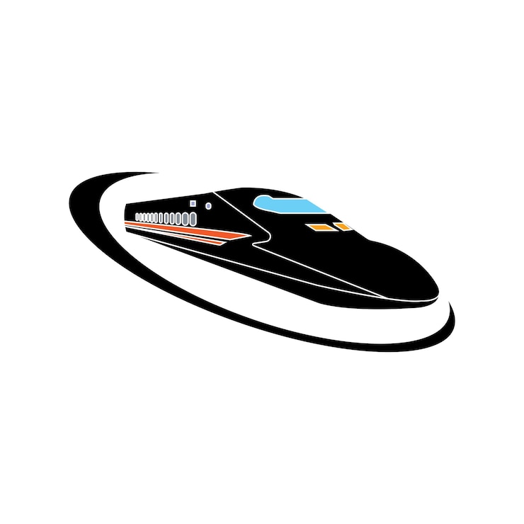Vector fast train icon