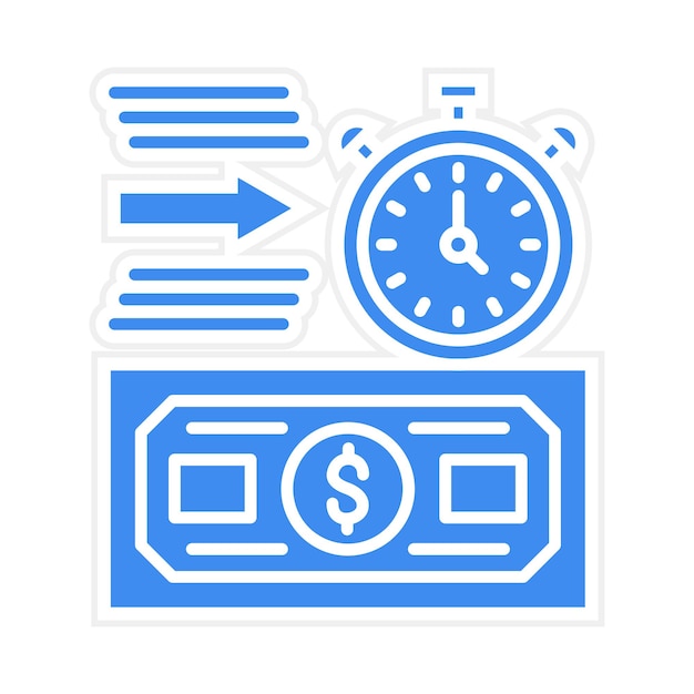 Vector fast transfers icon vector image can be used for online money services