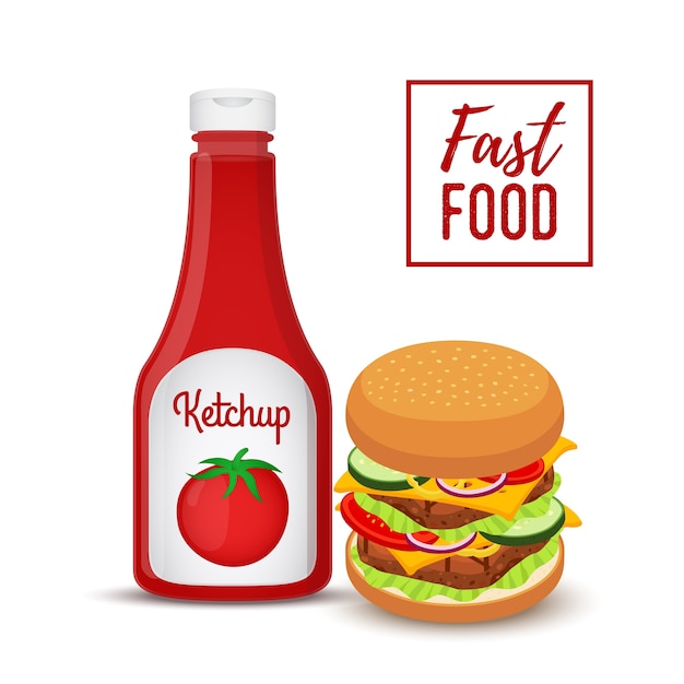 Vector fastfoodcollectie