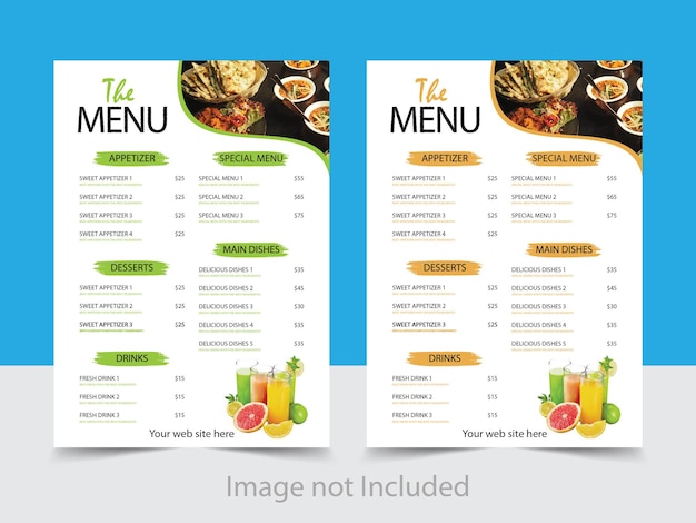 Fastfoodrestaurant marketing social media banner post sjabloon met abstracte achtergrond