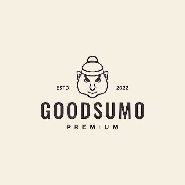 Fat head sumo logo design