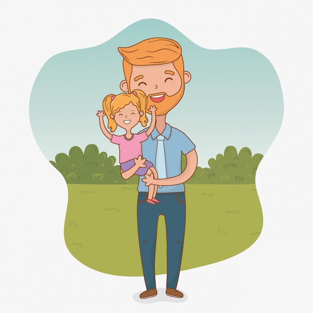 Personaggi di padre e figlia