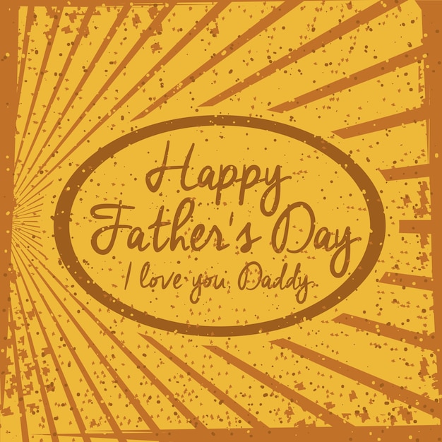 Vector father day design