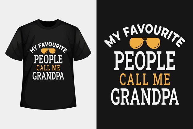 Vector father day favorite typography tshirt design and funny father quotes