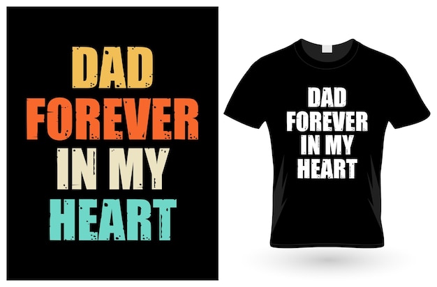 Father day Tshirt Design or Father day poster design Funny Father quotes Typography