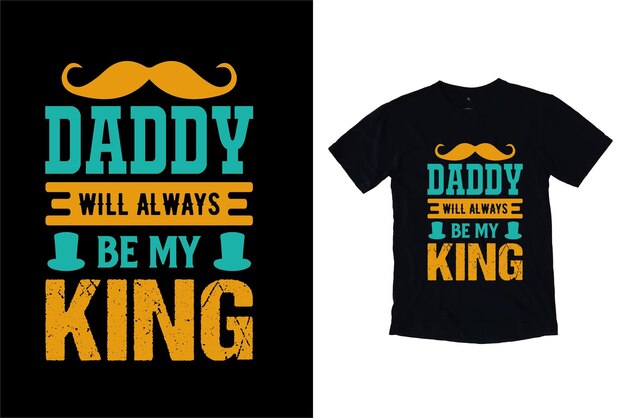 Father Day Typography T Shirt Design
