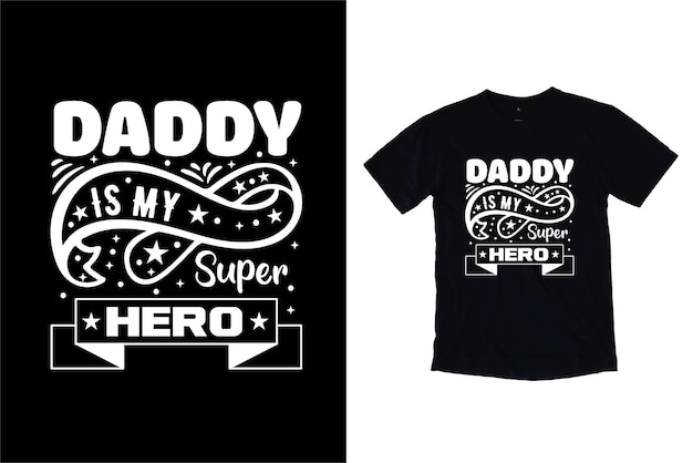 Vector father day typography t shirt design