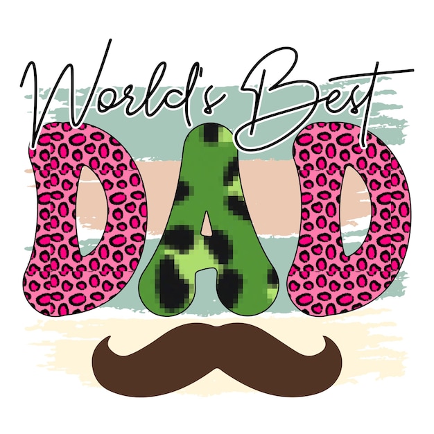 Vector father's day design