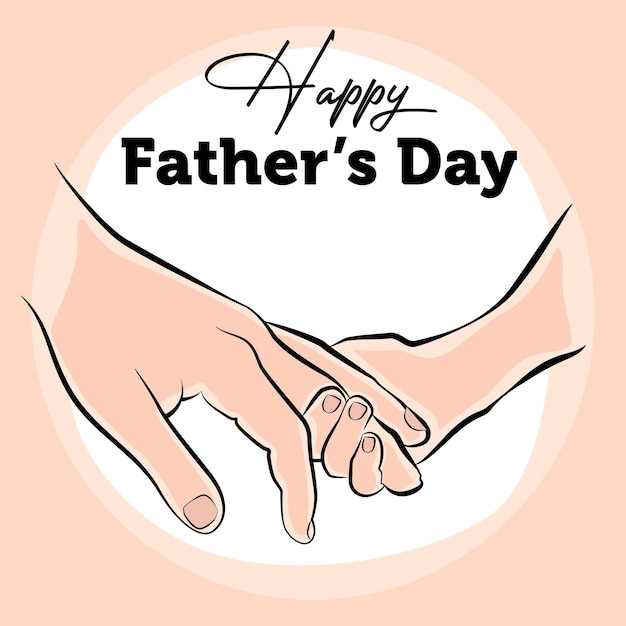 Father's day illustration design