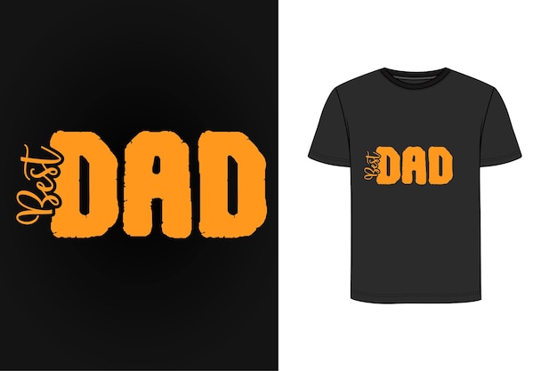 Design della maglietta vintage retrò per la festa del papà