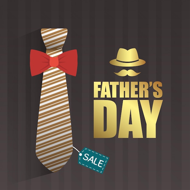 Father's day sale illustration