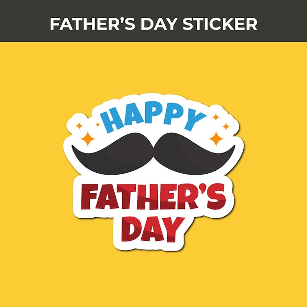 Father's Day Sticker Design