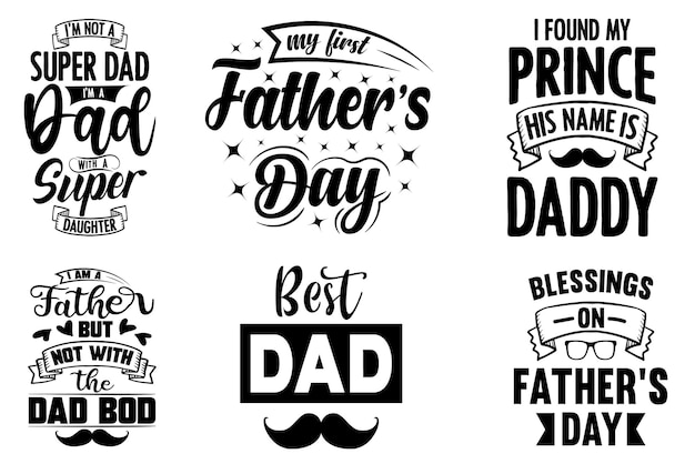 Father's day t shirt design bundle