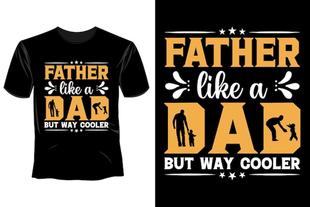 Father's day t shirt design template