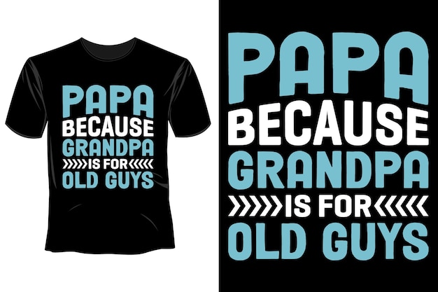 Father's Day T Shirt Design Template