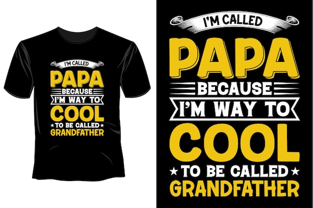 Father's Day T Shirt Design Template