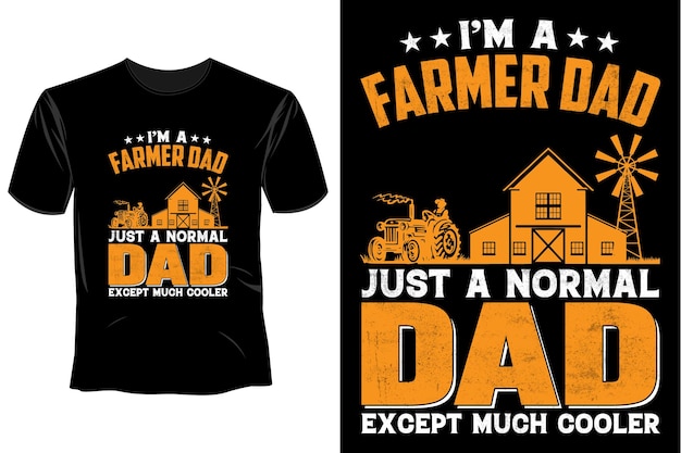 Vector father's day t shirt design template