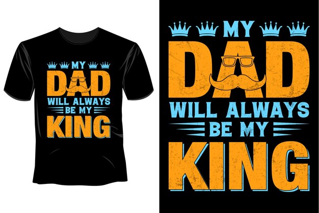 Premium Vector | Father's day t shirt design template