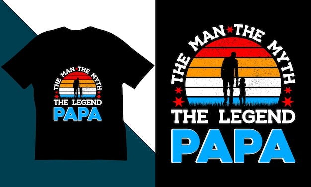 Vector father's day t shirt design