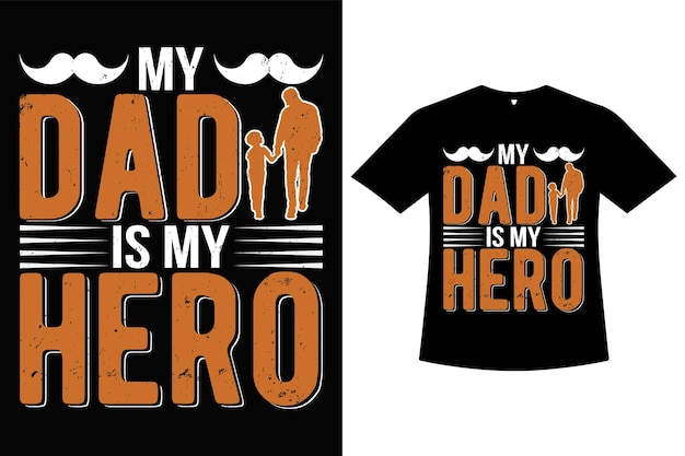 Father's day tshirt design template Papa day dad day