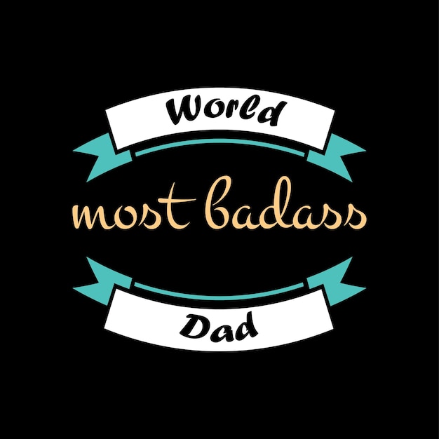 father's day tshirt design vector Premium Vector