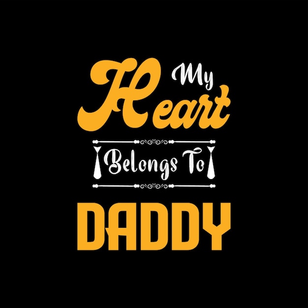 Father's day tshirt design vector premium vector