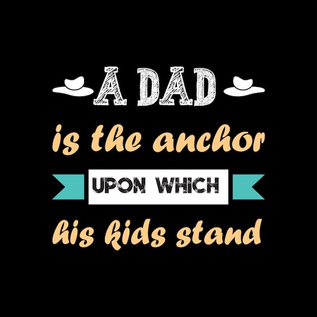 Father's day tshirt design vector premium vector