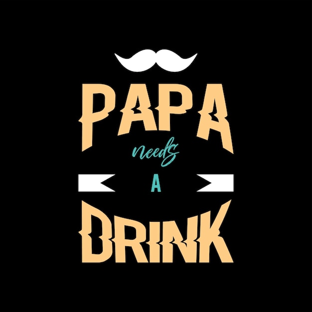 father's day tshirt design vector