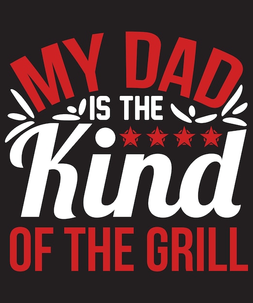 Father's Day Tshirt Design Vector
