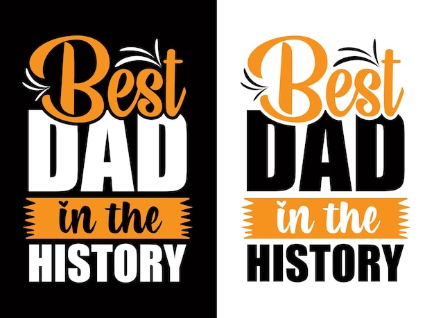 Father's Day typography creative vector t shirt design for POD