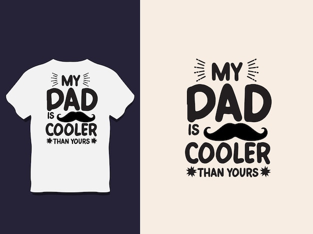 День отца Типография футболка Дизайн с вектором